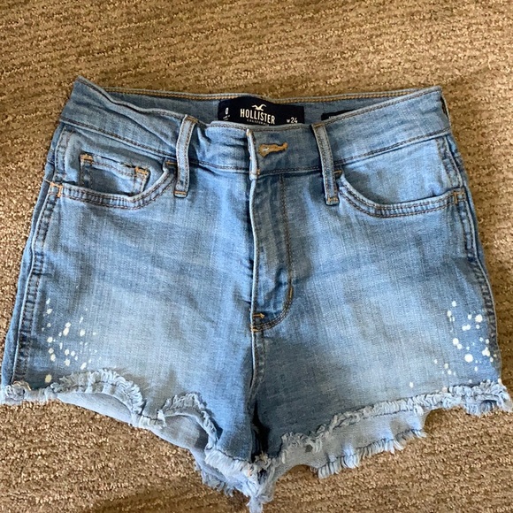 Hollister High Rise Jean Shorts - Picture 1 of 4